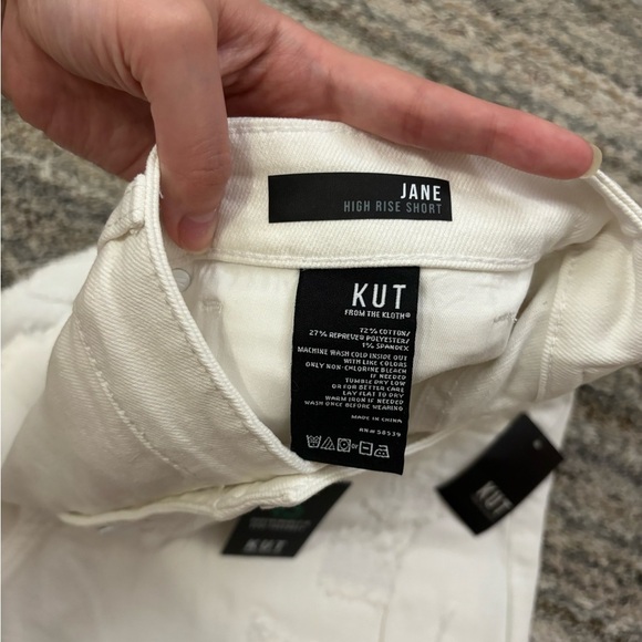 KUT From The Kloth High Rise Jane Shorts Sz 16 NWT | KUT High Rise Denim Shorts - Picture 10 of 14